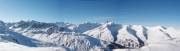 panorama sur la Meije et Arves 2 